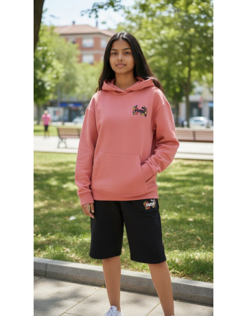 Sudadera Niña Puma MID90s Flower "Wild Pink"