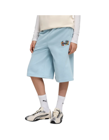 Pantalòn Corto Niña Puma MID90s Relaxed TR G "Seafoam"