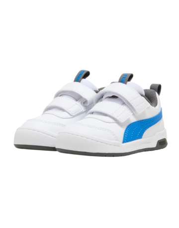 Zapatillas Infantil Puma Multiflex 2 SL V  "White-Racing Blue"
