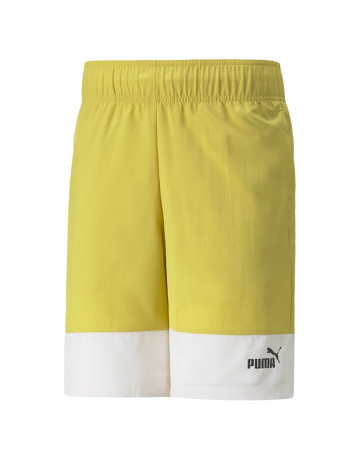 Puma Power Colorblock Woven Shorts 9" "Bamboo"