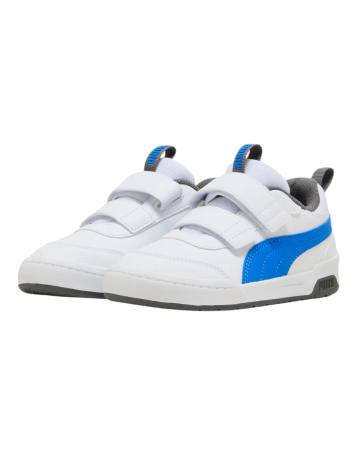 Zapatillas Niño/a Puma Multiflex 2 SL V PS "White-Racing Blue"