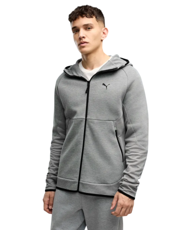 Chaqueta Puma PUMATECH Slim Elevated DK "Medium Gray Heather"