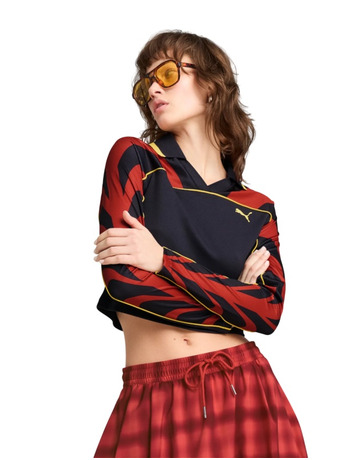 Puma ROAD TO UNITY Football  Baby Tee "Red Navy"