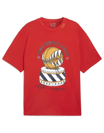 Camiseta Puma Showtime Tee 3 "Time Red"