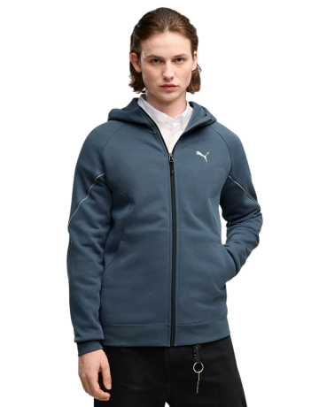 Sudadera Puma  con capucha SPORT Graphic Holiday Full-Zip  "Evening Blue"