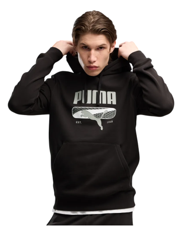 Sudadera PUMA SPORT Logo Play FL "Black"