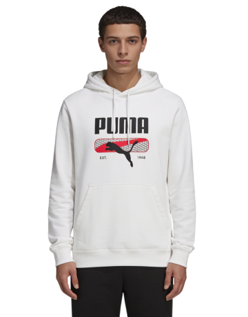 Sudadera PUMA SPORT Logo Play FL "White"