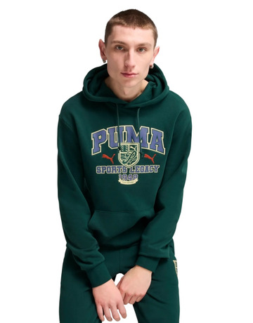 Puma SPORTS LEGACY Graphic Hoodie TR "Dark Myrtle"