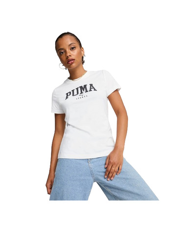 Puma SQUAD Graphic Tee "White-Black"