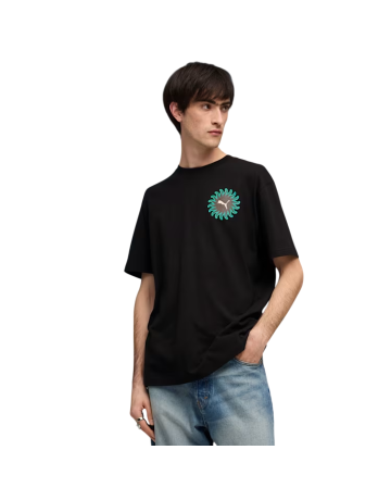 Camiseta Puma SUNSET DRIVE Relaxed  "Black"