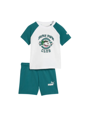 Conjunto Infantil Puma SUPER PUMA  "White-Green"