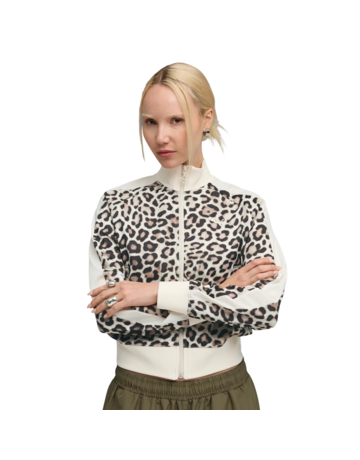 Puma T7 LEO LUXE AOP Short Track Jacket "Alpine Snow-Ice Coffee"