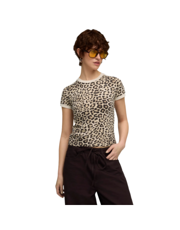 Puma T7 LEO LUXE AOP Slim Tee "Alpine Snow-Ice Coffee"