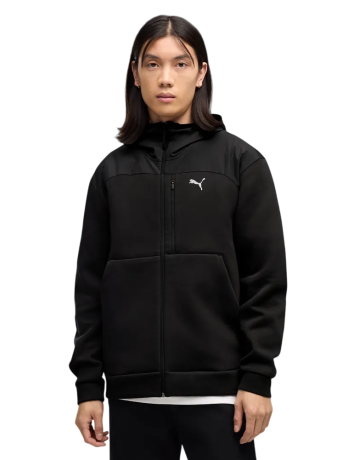 Sudadera Puma   capucha y cremallera completa PUMATECH Material Mix DK "Black"