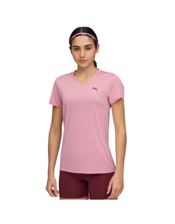 Puma W TAD ESSENTIAL VNECK Tee "Poised Pink"