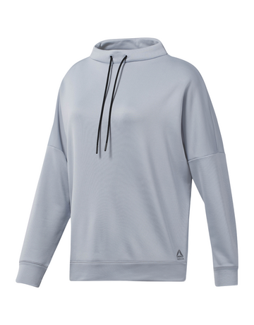 Reebok Meet You There Graphic Funnel Coverup Women