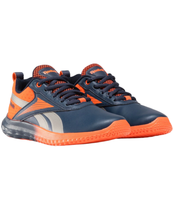 Reebok Running Kids' Rush Runner 5.0 Syn "Vector Navy-Pump Orange"