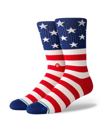 Stance Casual Americana The Fourth Staple Crew Socks