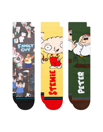 Stance Casual Family Values Crew Sock 3 PACK