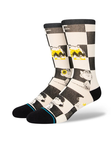 Stance Casual Peanus Checked Crew Sock