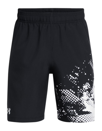 UA Boys' Tech™ Woven Graphic Shorts "Black"