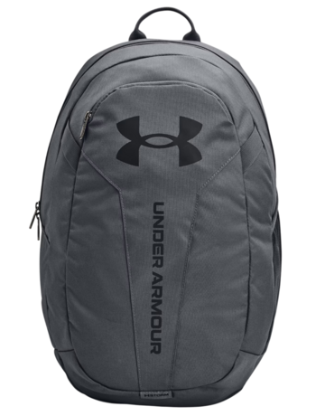 UA Hustle Lite Backpack "Pitch Gray-Black"