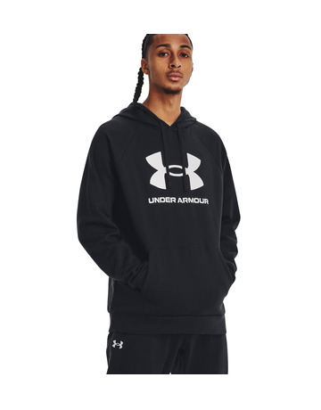 Sudadera UA Men's Rival Fleece Logo Hoodie "Black"