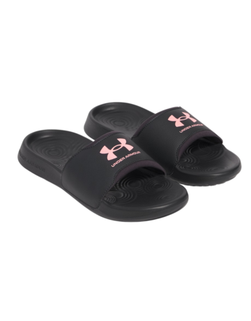 UA Women's Ignite Select Slides "Black-Pink Vortex"