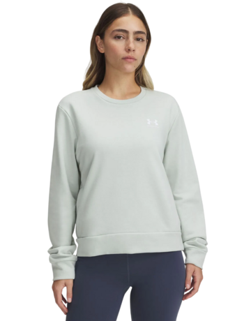 UA Women's Rival Terry Crew "Silica Green"