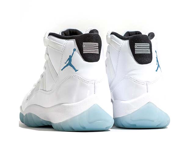 jordan retro 11 blanco con azul