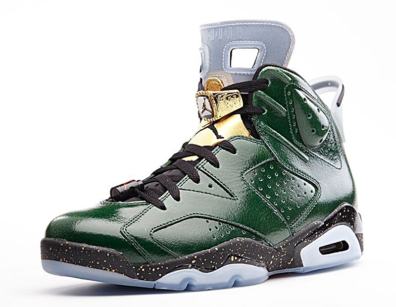 Jordan retro 6 verdes discount