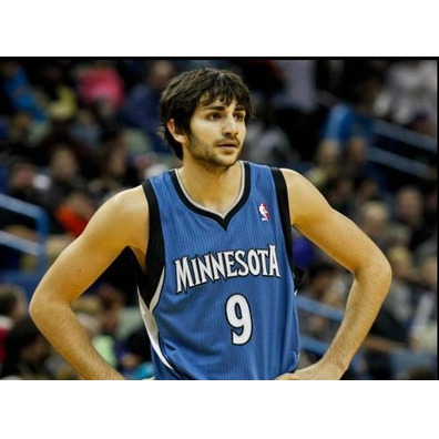 Camiseta Adidas NBA Swingman Ricky Rubio Minnesota azul blanco