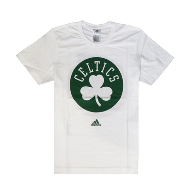 Adidas NBA Camiseta Boston Celtics Logo (blanco/verde)