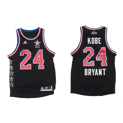 Camiseta Réplica Kobe Bryant All Star West NYC 15 (negro/rojo/blanco)