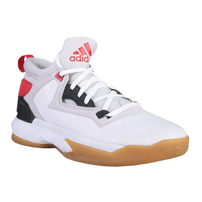 Adidas D Lillard 2 Rip City blanco negro rojo camel