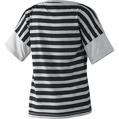 Adidas Camiseta Mujer Reload  Imajen (gris/negro)