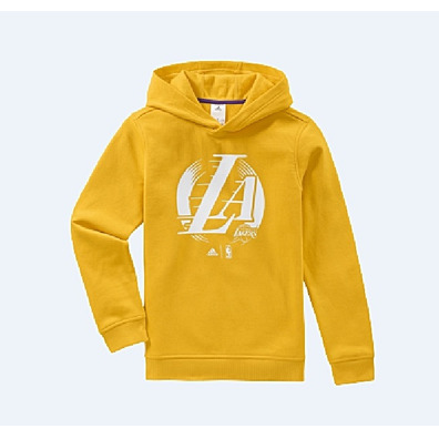 Adidas Sudadera Niño NBA Lakers (amarillo/purpura)