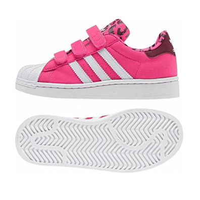 Adidas Superstar 2 CF C (28-35/rosa leopard/blanco)