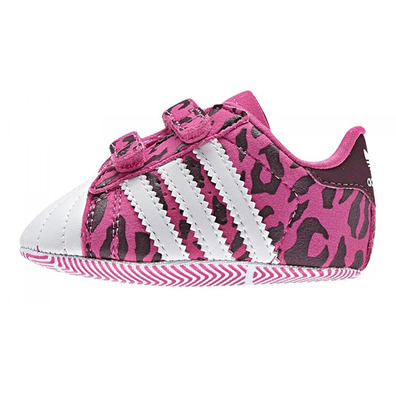 Adidas Originals Superstar 2 CRIB rosa blanco