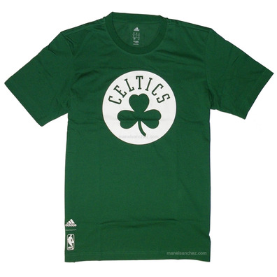 Adidas Camiseta NBA Celtics Logo Fan Winter (verde/blanco)