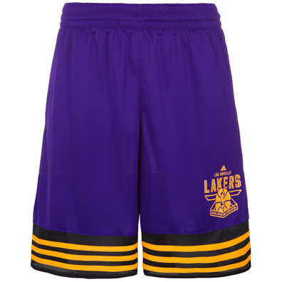 Adidas Short NBA L.A Lakers Price Point (purpura/amarillo)