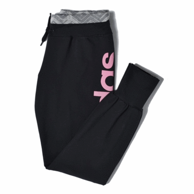 Adidas Pantalón RL Crystal (negro/rosa)