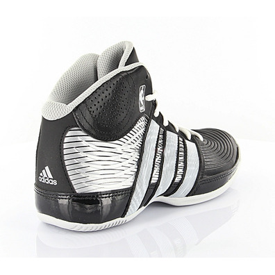 Adidas Rise Up NBA Kids "Black" (28-35)(negro/blanco)