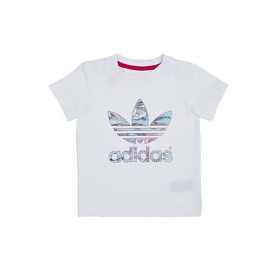 Adidas Originals Camiseta Infantil Trefoil Flower (blanco)
