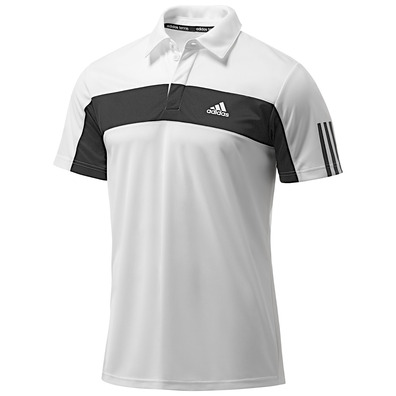 Adidas Polo Hombre Padel Galaxy (blanco/negro)