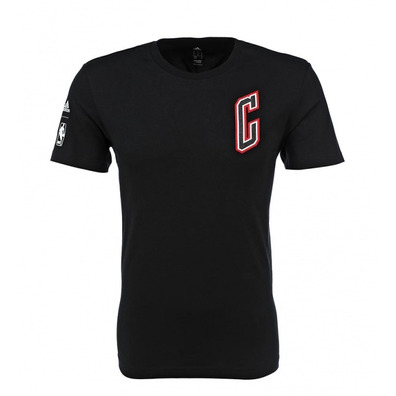 Adidas NBA Camiseta Fan Wear Chicago Bulls (negro/rojo)