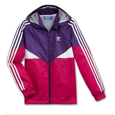 Adidas Chaqueta J Colorado Windbreaker (purpura/rosa/blanco)