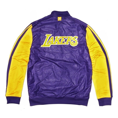 Adidas Chaqueta On-Court Angeles Lakers (purpura/amarillo)