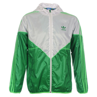 Adidas Chaqueta Colorado Windbreaker (blanco/verde/lima)