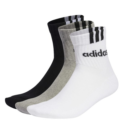 Adidas 3-Stripes Linear Quarter Socks 3 Pairs